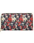 Bulldoggy Bliss Chomper Zipper Wallet