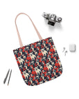 Bulldoggy Bliss Chomper Canvas Tote Bag