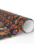 Floral Pawsome Dachsund Delight Wrapping Paper