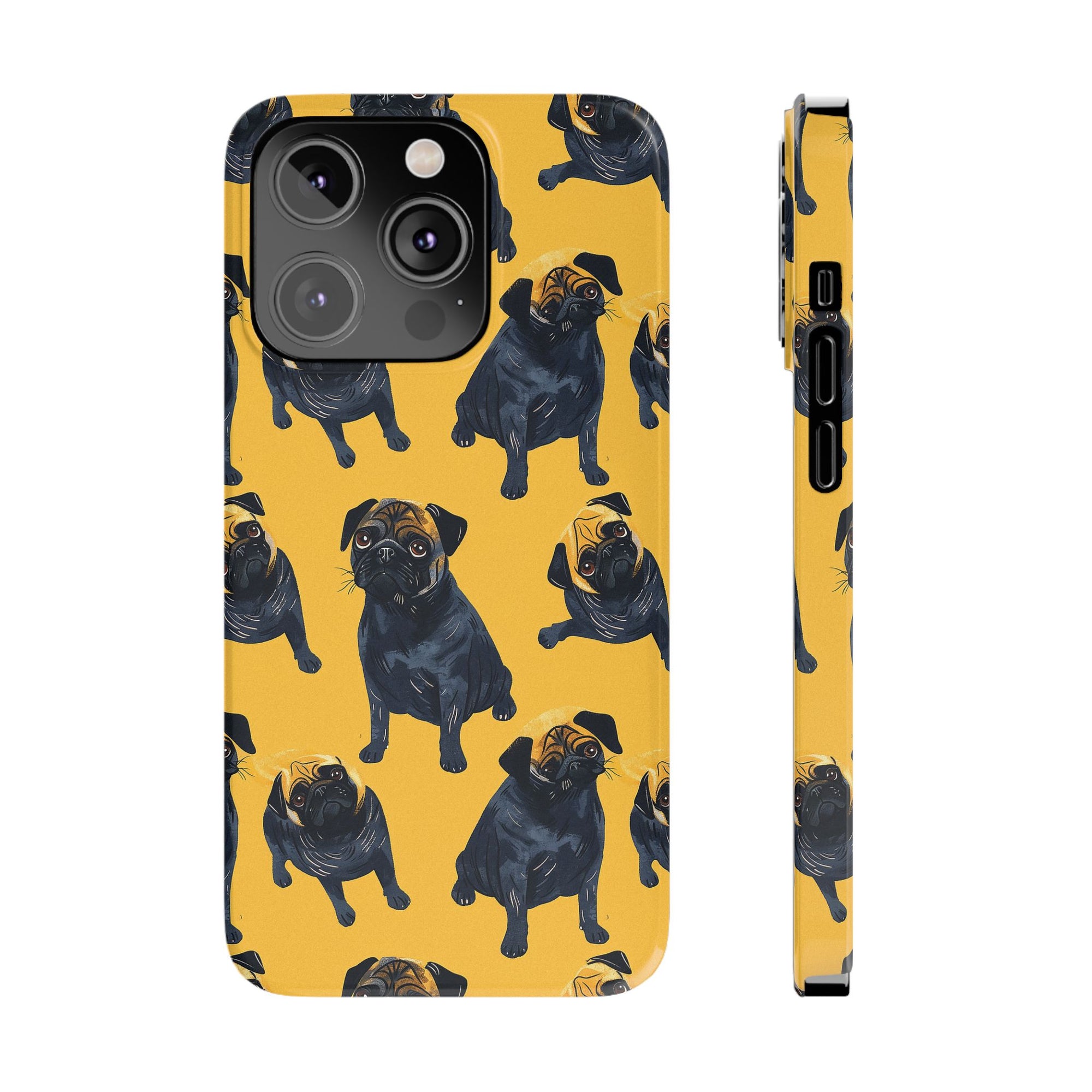 Puglet Posh Paradise Slim Phone Cases