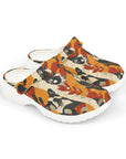 Chic Frenchie Charm Kid's Foam Clogs