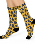 Puglet Posh Paradise Cushioned Crew Socks