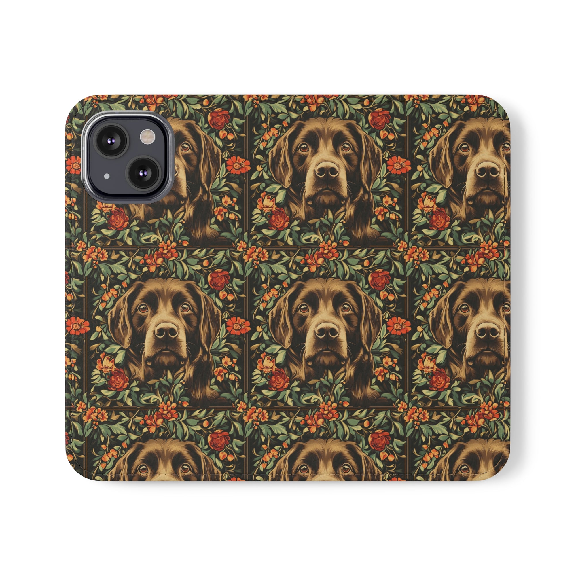 Labrador Lush Pooch Tapestry Flip Cases