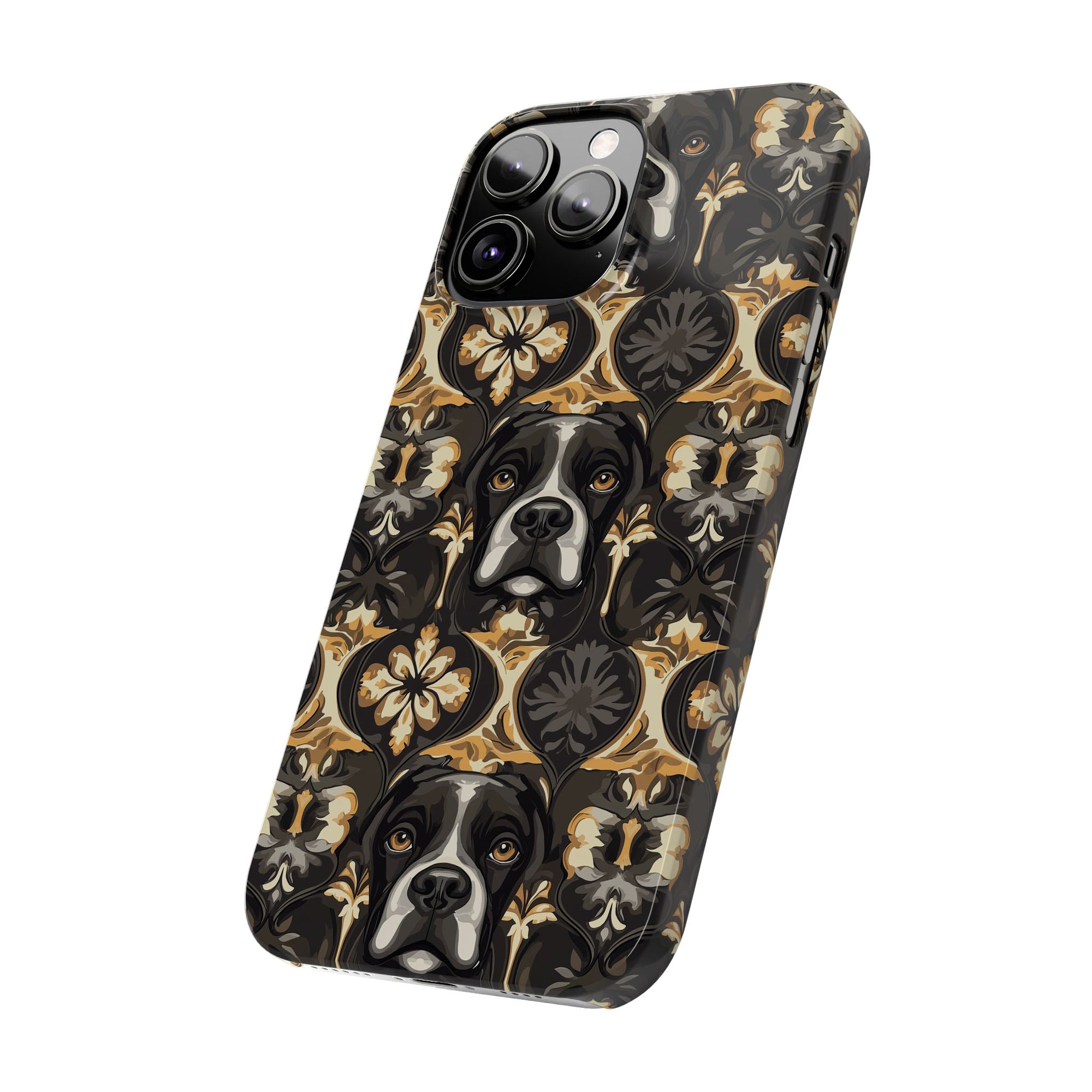 Manor Pup Boxer Royale Slim Phone Cases