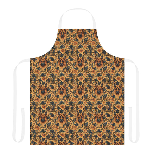 Autumnal German Shepherd Glamour Apron