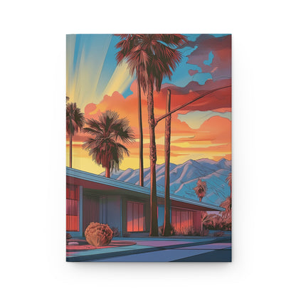 Palm Springs Sunset Dreams - Blank Notebook