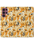 Golden Glitz 'n Glamour Woofwear Flip Cases