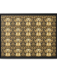 Royal Pawsitivity Labs Matte Canvas, Framed