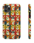 Corgi Chic Popart Pup Slim Phone Cases