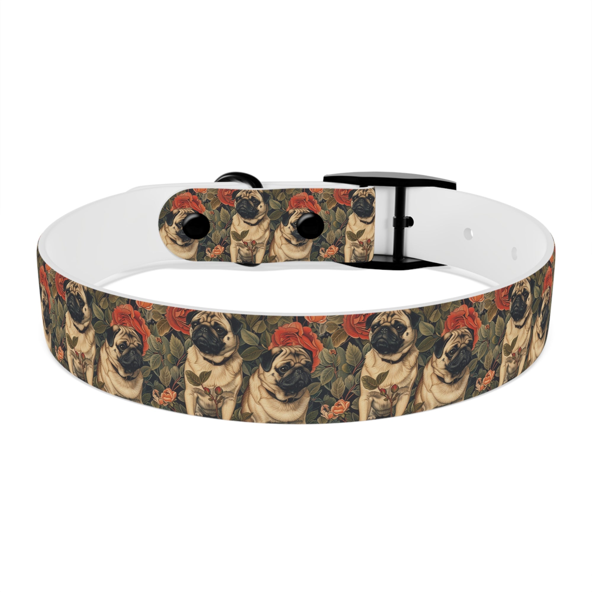 Blooming Pug Paradise Dog Collar