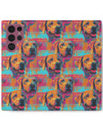 Rustic Charm Labrador Chic Flip Cases