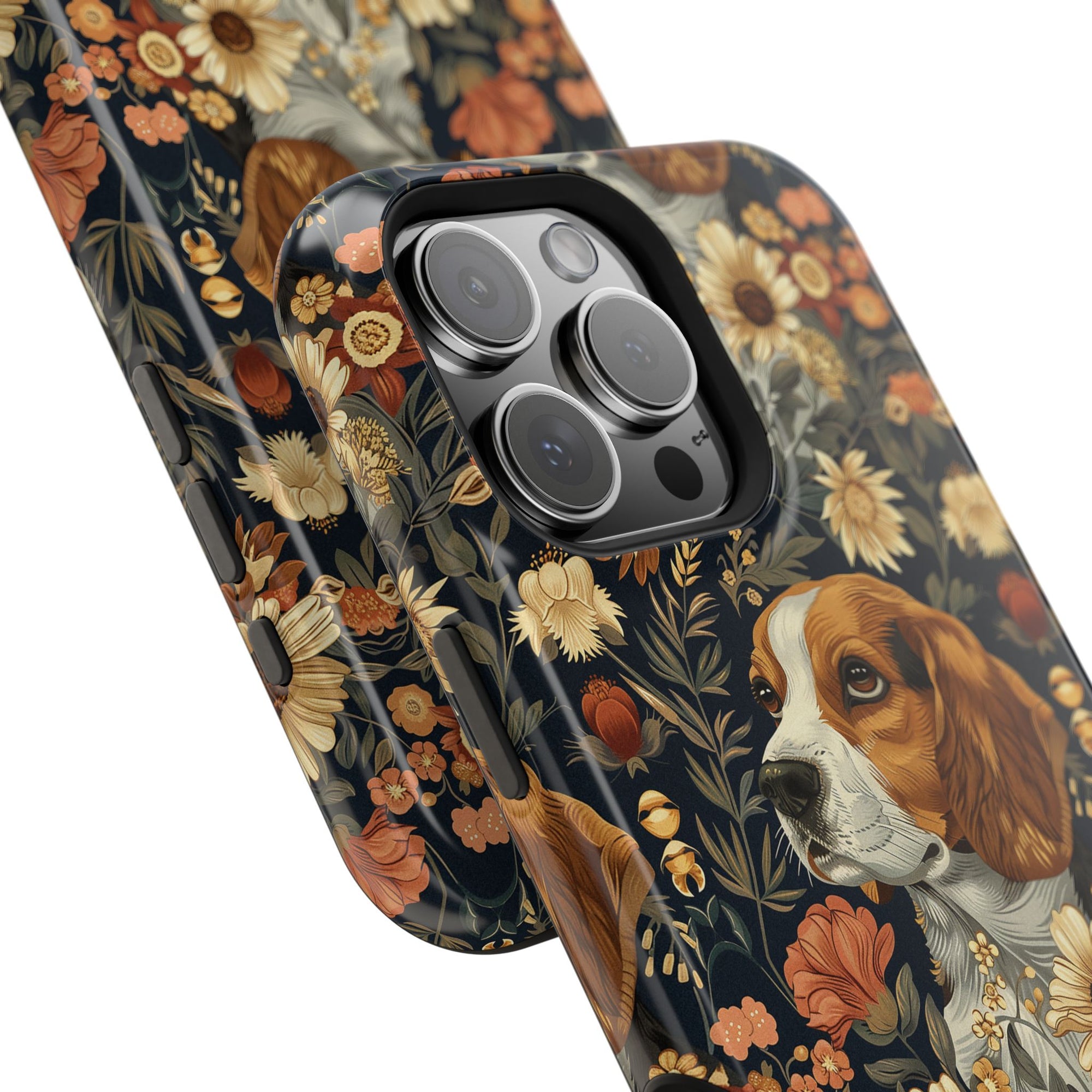 Beagle Blossoms Magnetic Tough Cases