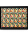 Blooming Goldie Glam Matte Canvas, Framed