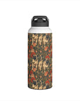 Blooming Pug Paradise Stainless Steel Water Bottle