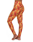 Golden Glamour Paws High Waisted Yoga Leggings