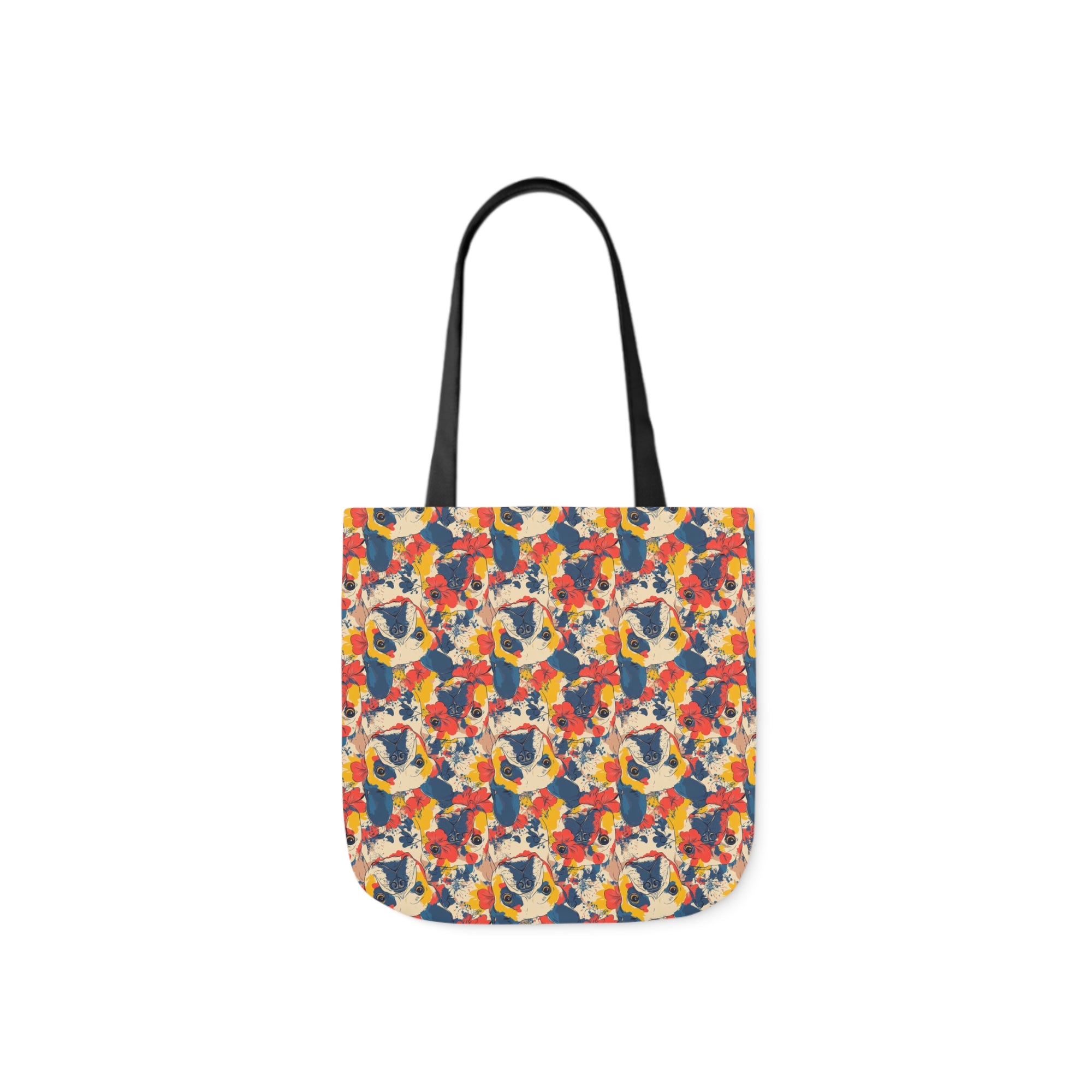 Bloom Pup Frenchietastic Splatter Canvas Tote Bag