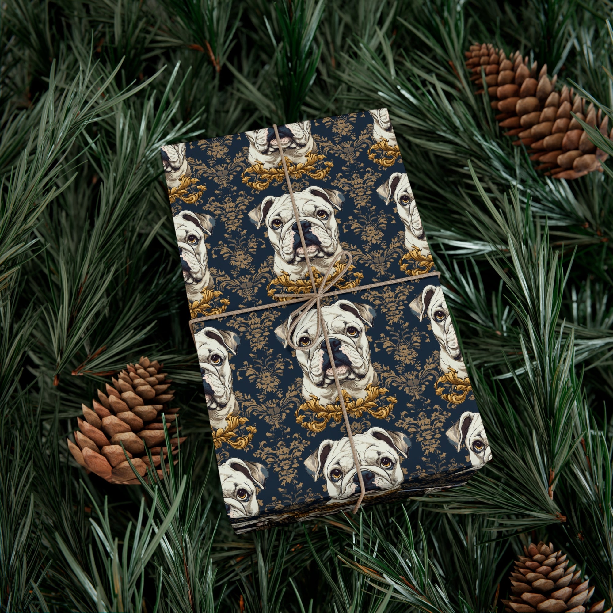 Wildwood Wanderlust Bulldog Gift Wrap Papers