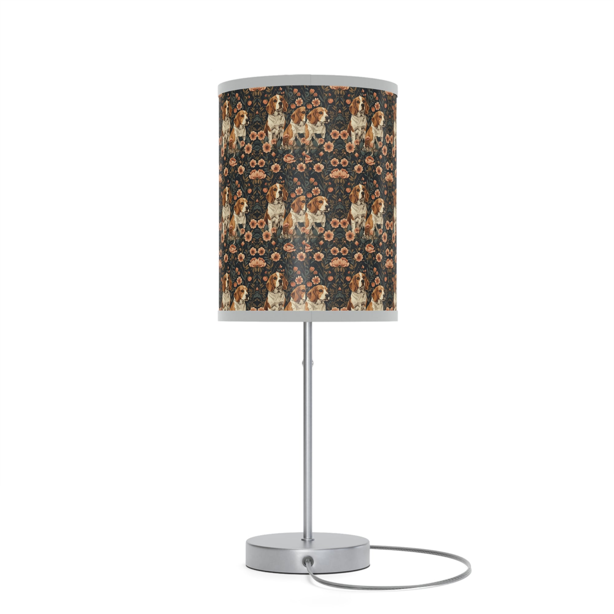 Beagle Blossom Bonanza Lamp on a Stand