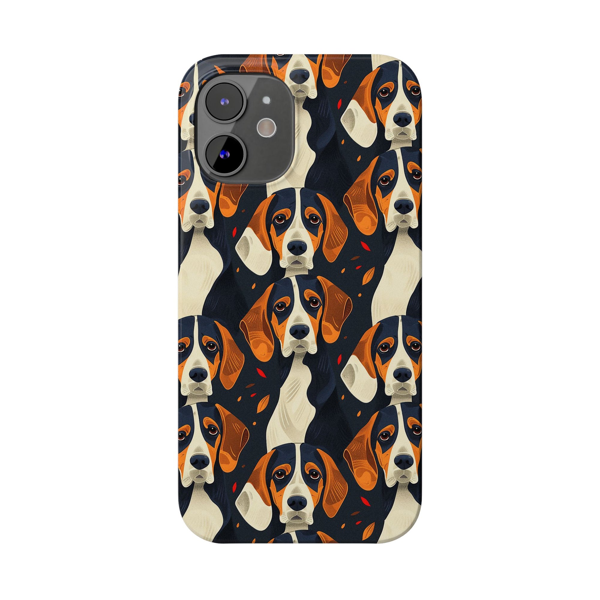 Beagle Glimmer Gaze Glamour Slim Phone Cases