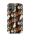 Beagle Glimmer Gaze Glamour Slim Phone Cases