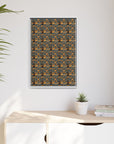 Ruffle Rottie Glamourific Matte Canvas, Framed