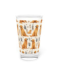 Golden Glamour Paws - Luxe Licks for Regal Retrievers Pint Glass