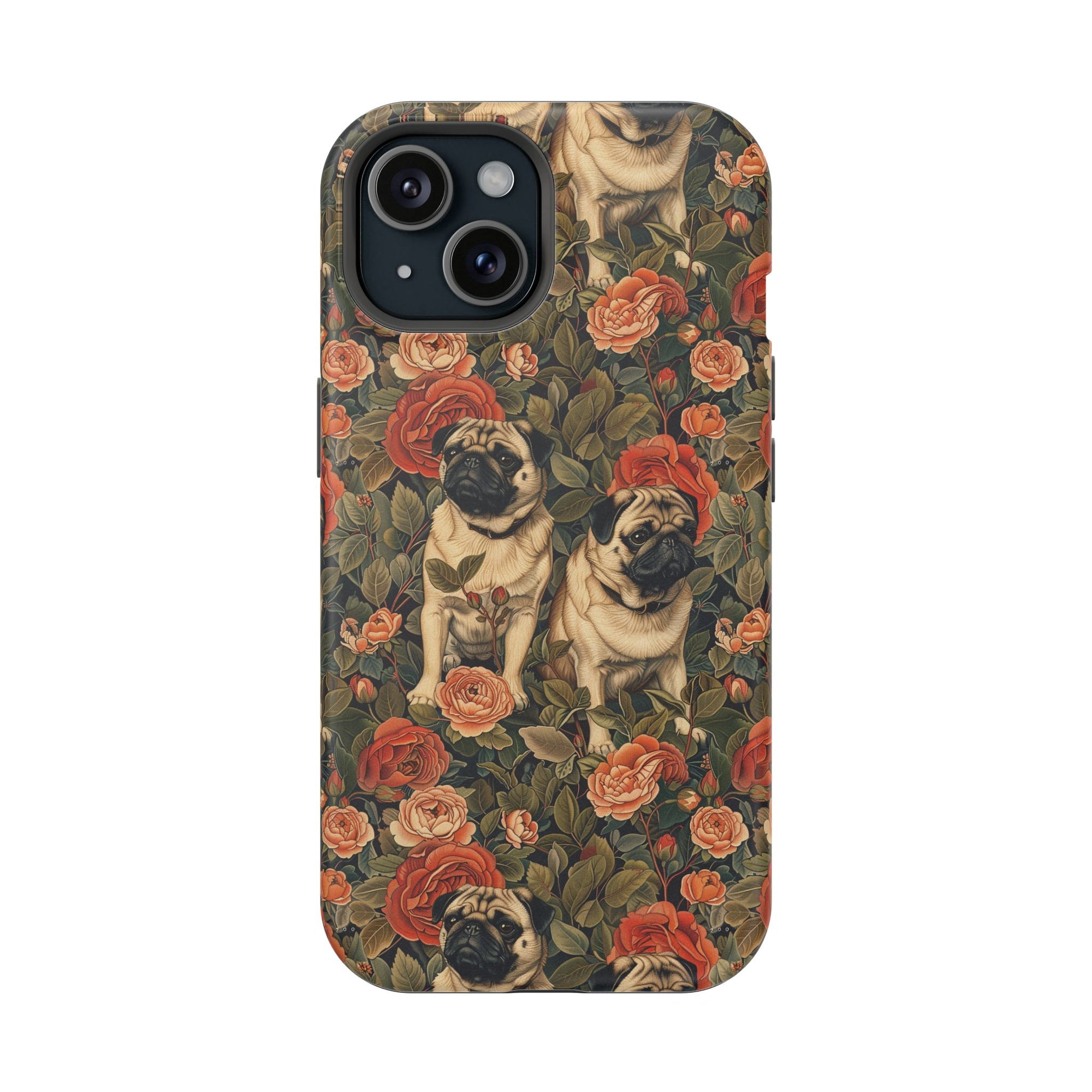 Blooming Pug Paradise Magnetic Tough Cases