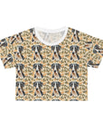 Majestic Great Dane Meadow Crop Tee