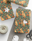 Blooming Goldie Glam Wrapping Paper