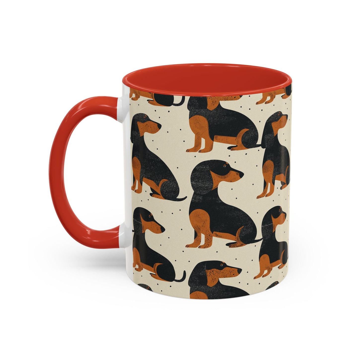 Whimsical Dachsund Dreamcatcher Accent Coffee Mug