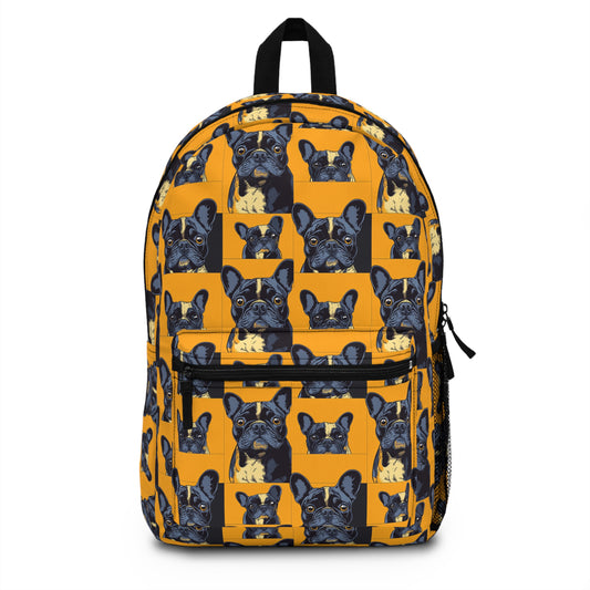 Frenchie Pawsitively Pawsome Peek-a-Boo Perfection Backpack