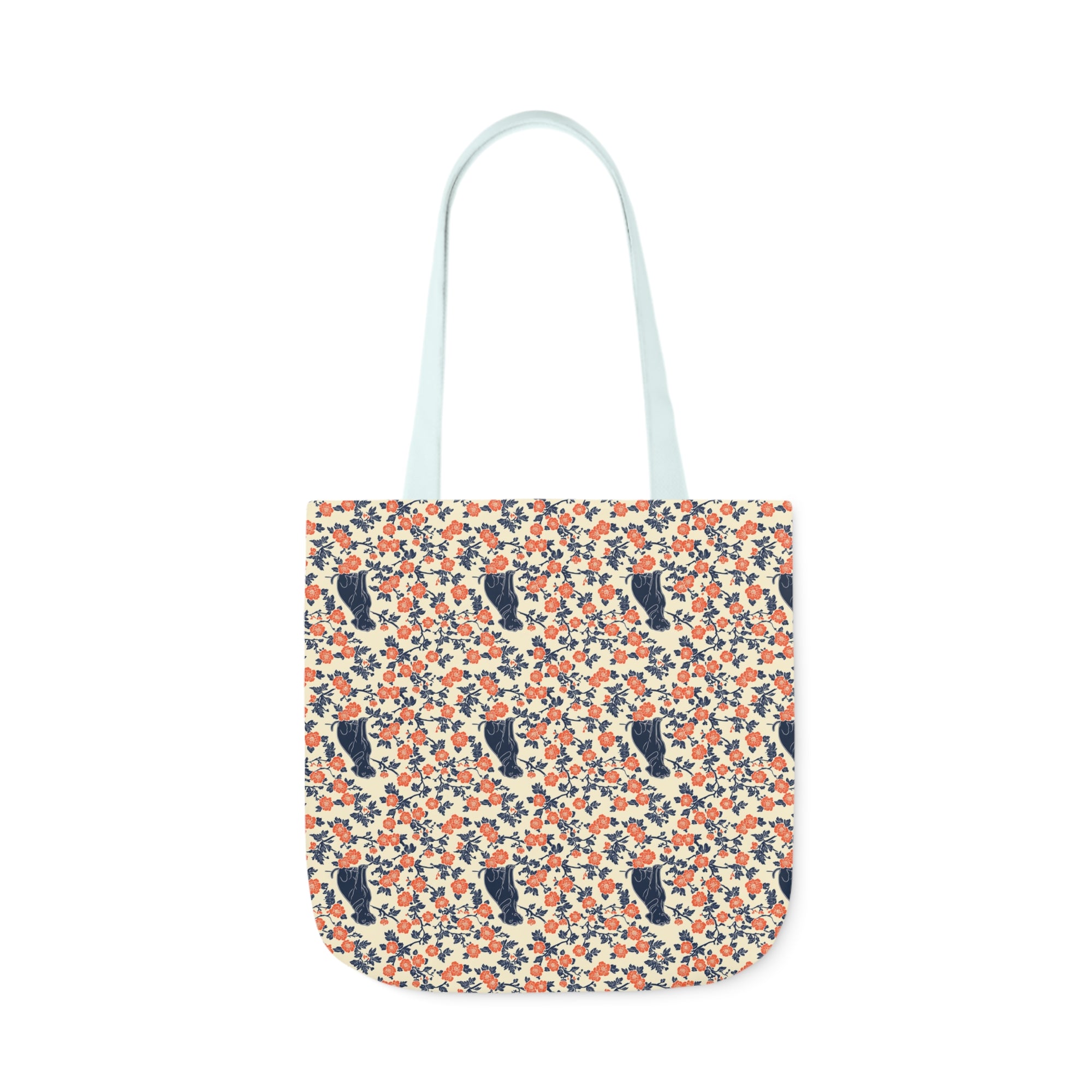 Bloomiful Lab Bouquet Canvas Tote Bag