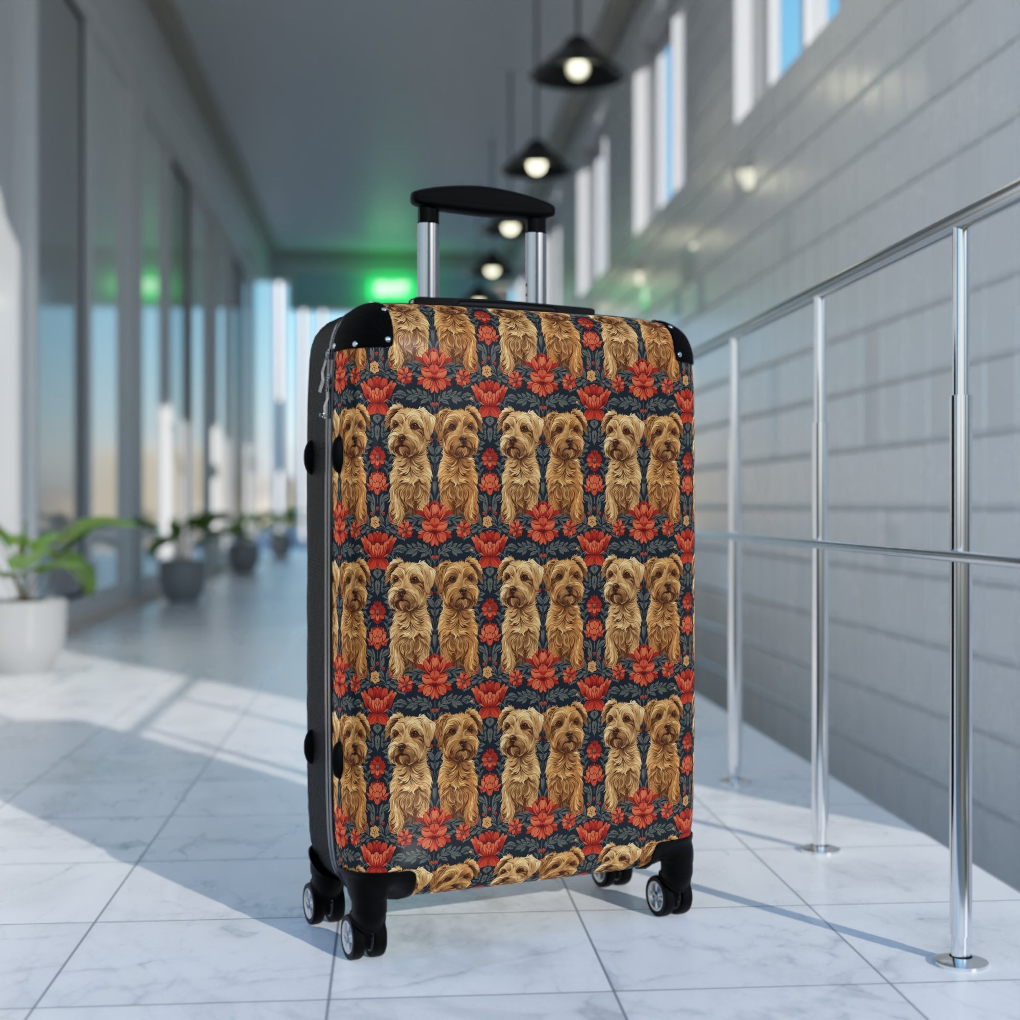 Yorkie Charm Twins Suitcase