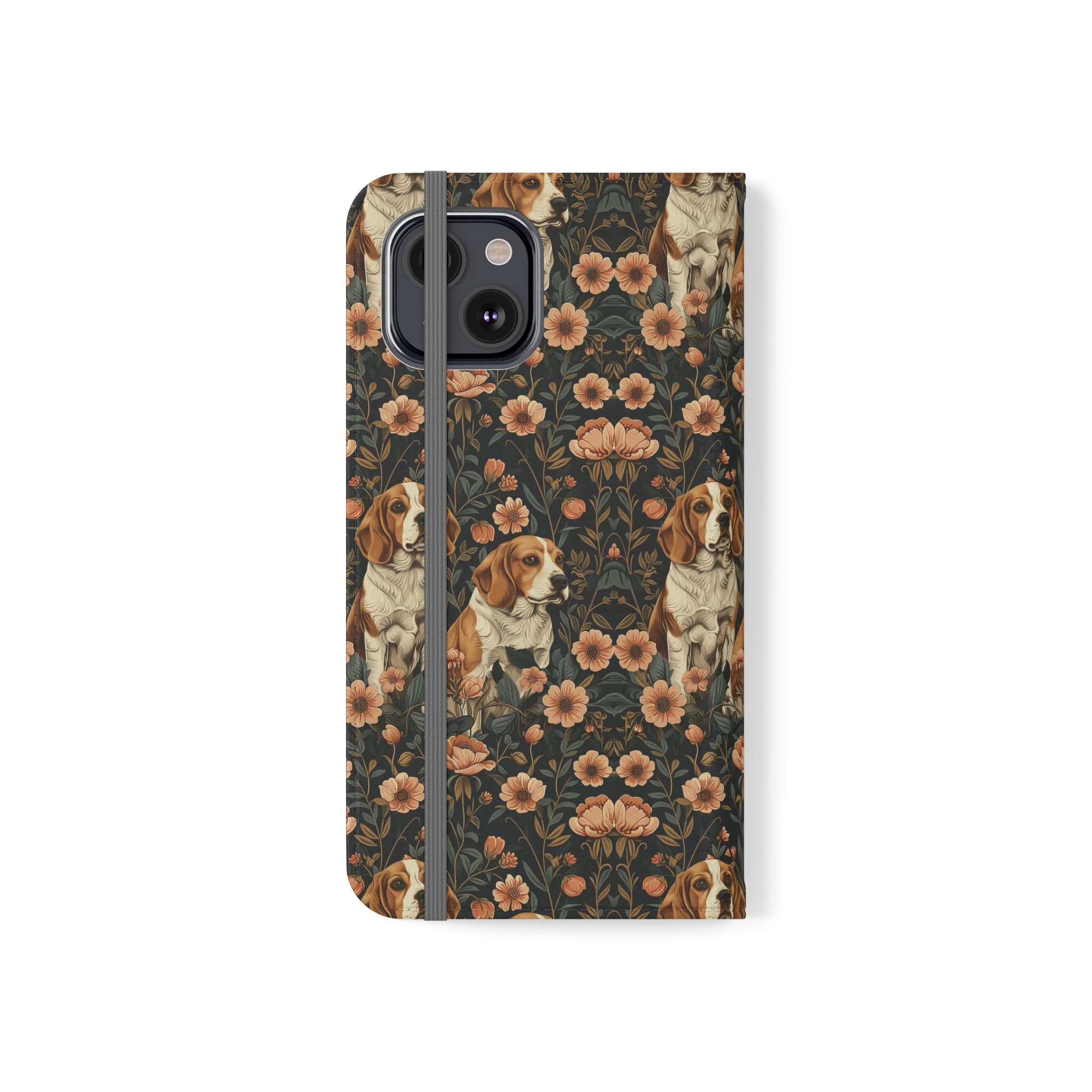 Beagle Blossom Bonanza Flip Cases