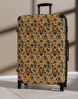 Autumnal German Shepherd Glamour Suitcase