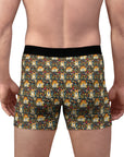 Corgi Rainbow Vine Dream Men's Boxer Briefs