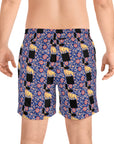 Bloomtastic Lab Petal Parade Men's Mid-Length Swim Shorts