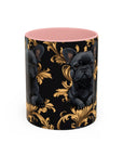 Regal Frenchie Noir Elegance Accent Coffee Mug