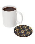 Majestic Hound Couture: German Shepherd LuxeBlend Cork Back Coaster