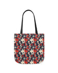 Bulldoggy Bliss Chomper Canvas Tote Bag