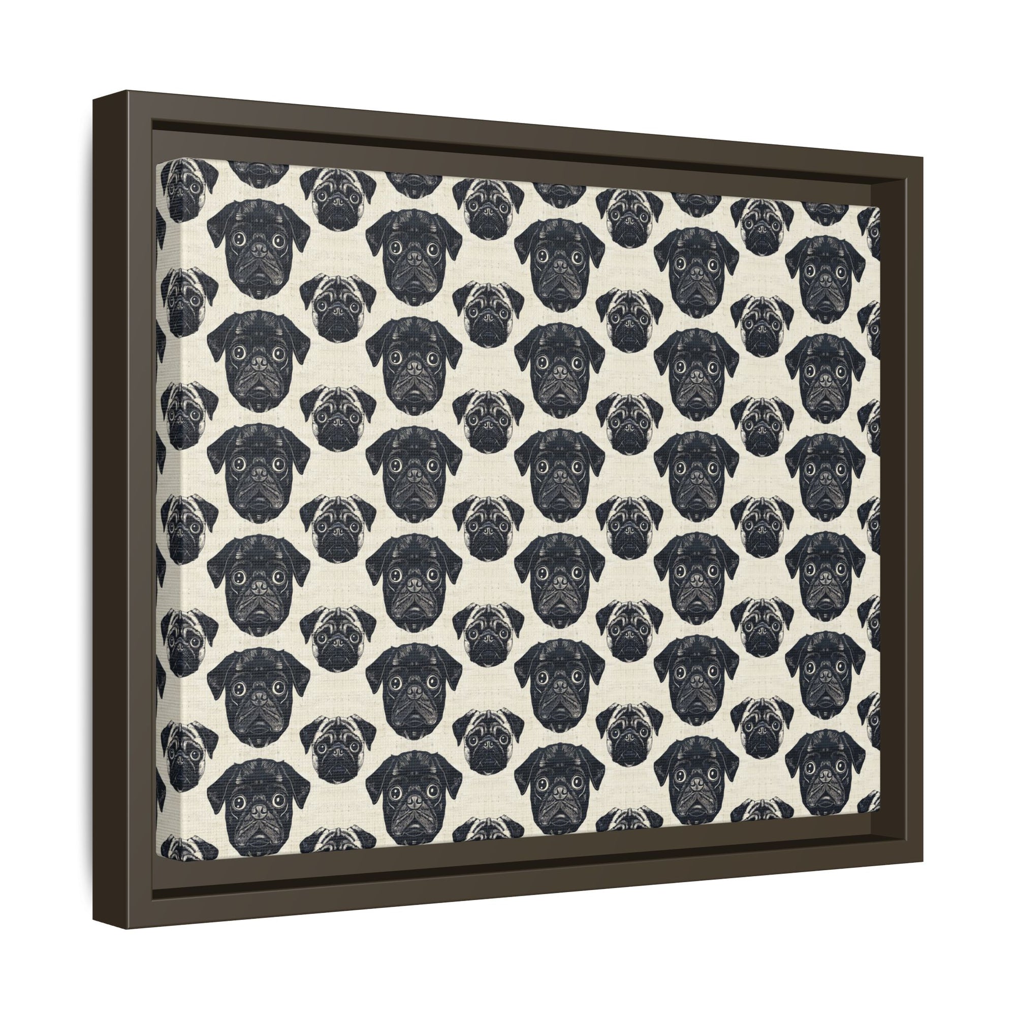 Pugalicious Enchantment Matte Canvas, Framed