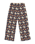 Bulldog Blossom Bonanza Women's Pajama Pants