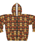 Golden Pawsatronic Tapestry Unisex Zip Hoodie