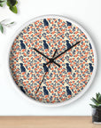 Bloomiful Lab Bouquet Wall Clock