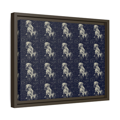 Celestial Boxer Bliss Matte Canvas, Framed