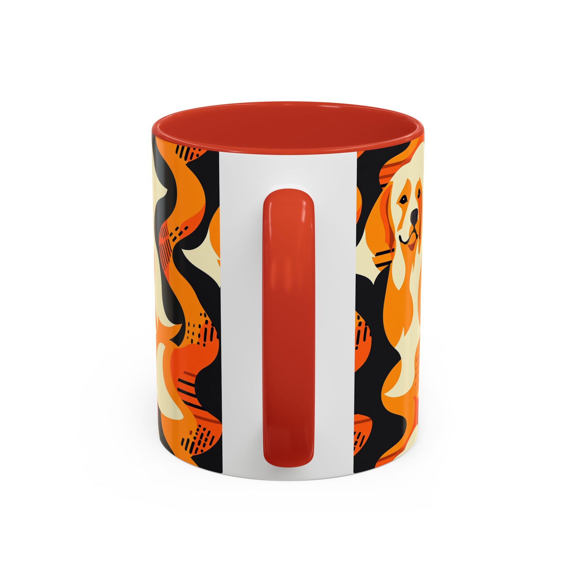 Golden Woof Abstract Glamour Accent Coffee Mug