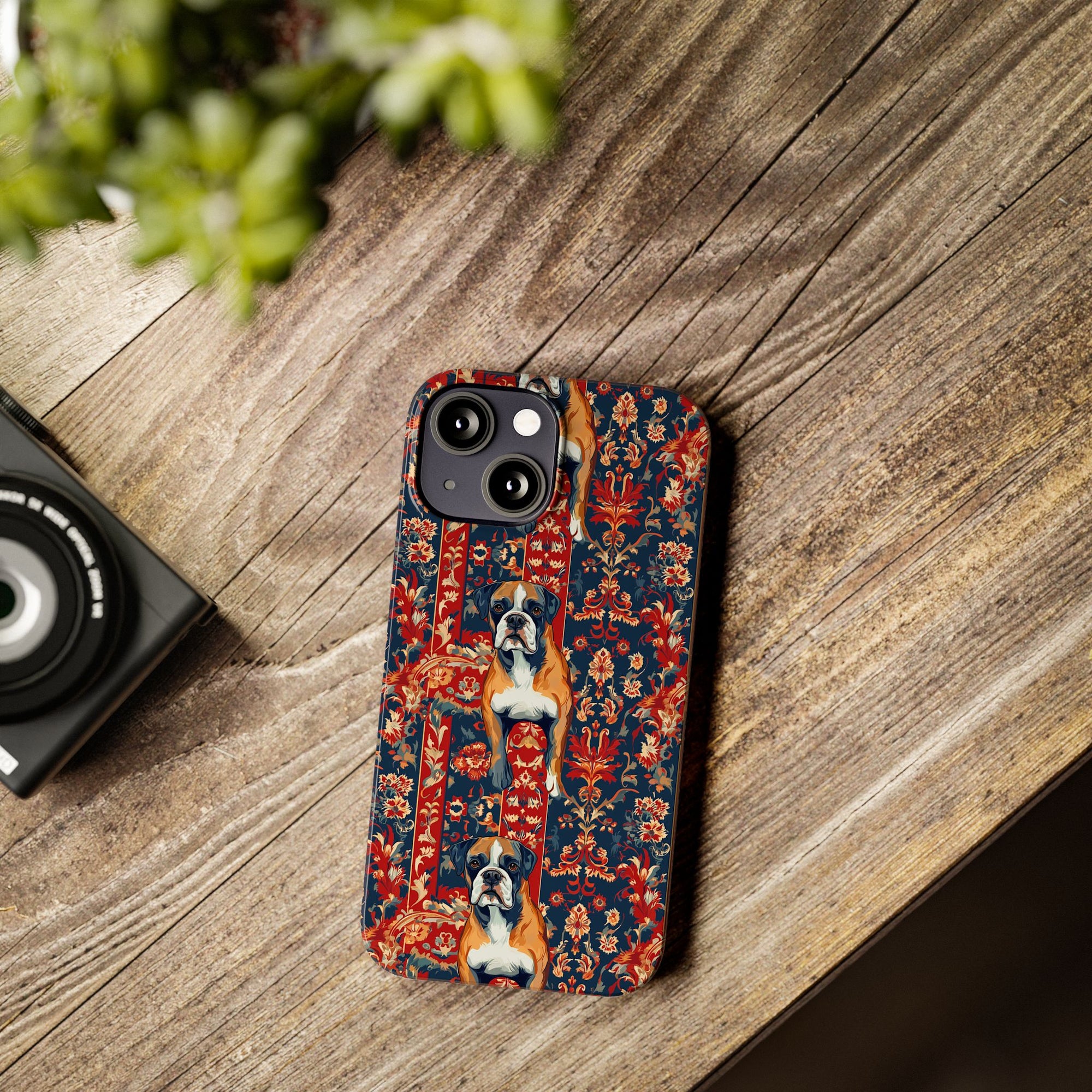 Boxer Blossom Tapestry Delight Slim Phone Cases