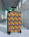 Frenchie Pop Art Pawfection Grid Suitcase