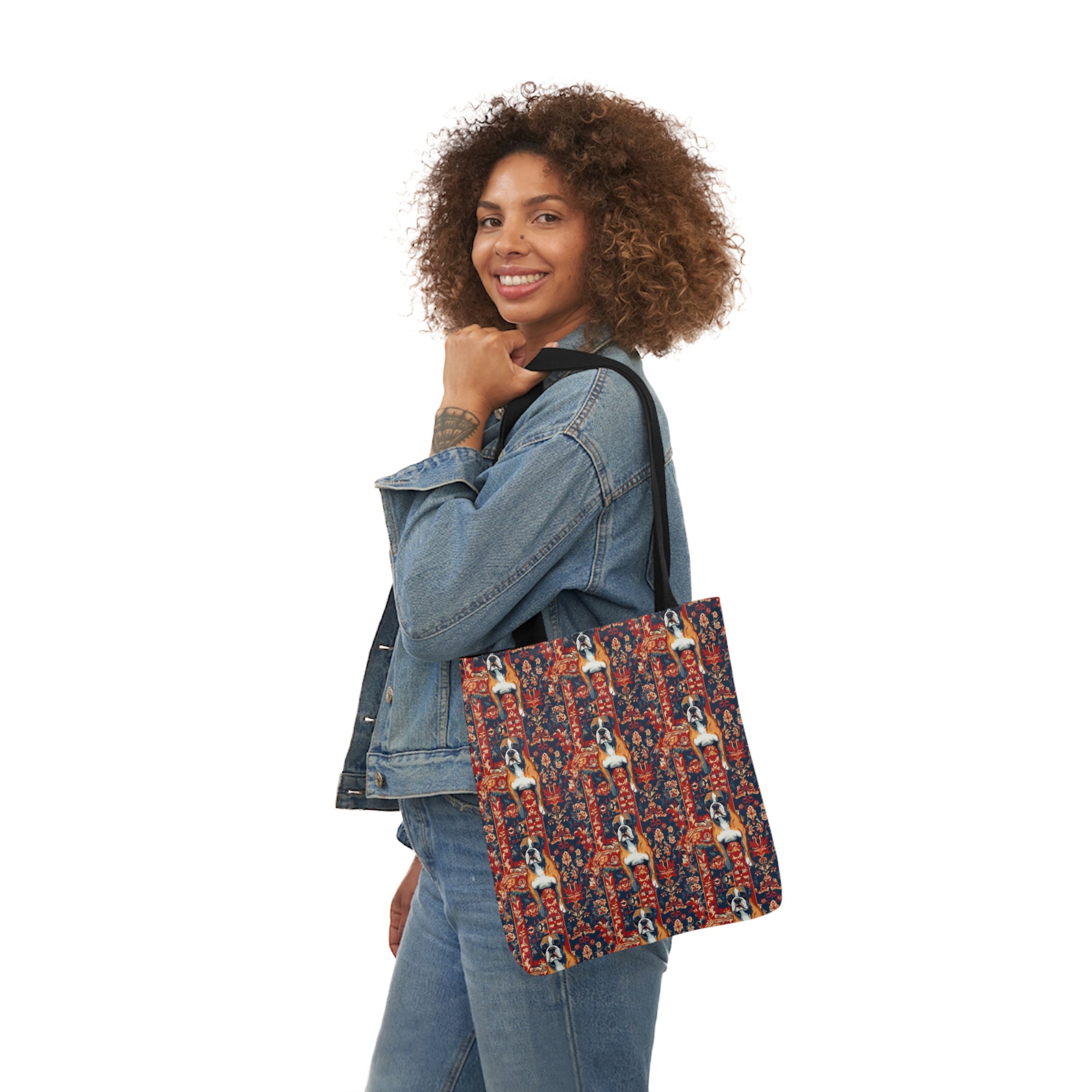 Boxer Blossom Tapestry Delight Canvas Tote Bag