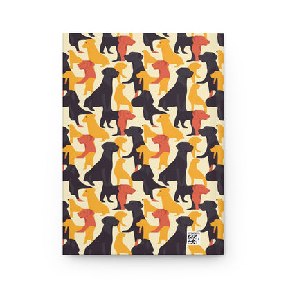 Modern Charm Labrador Chic Hardcover Journal Matte